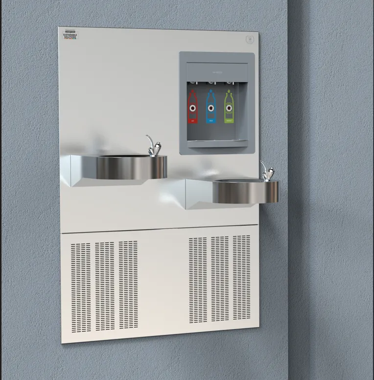 WAE DWF NT 01: Wall recessed  drinking water fountain