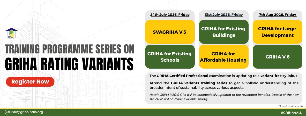 Training Programme Series on GRIHA Rating Variants